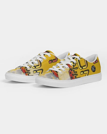 YELLOW ZONE Women's Faux-Leather Sneaker Kin Custom