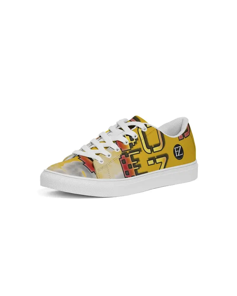 YELLOW ZONE Women's Faux-Leather Sneaker Kin Custom