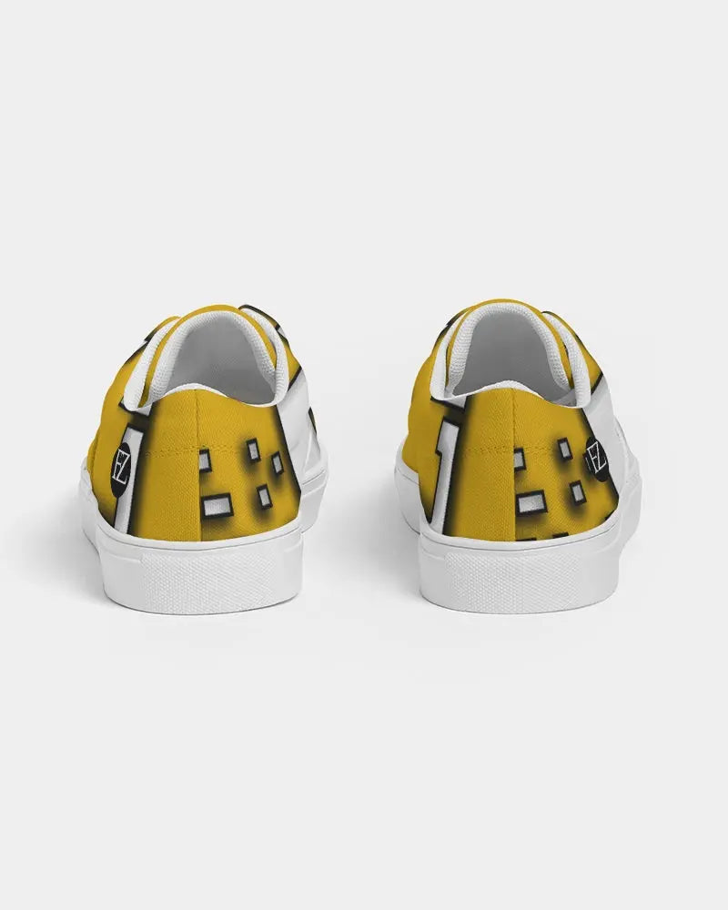 YELLOW ZONE Women's Lace Up Canvas Shoe Kin Custom