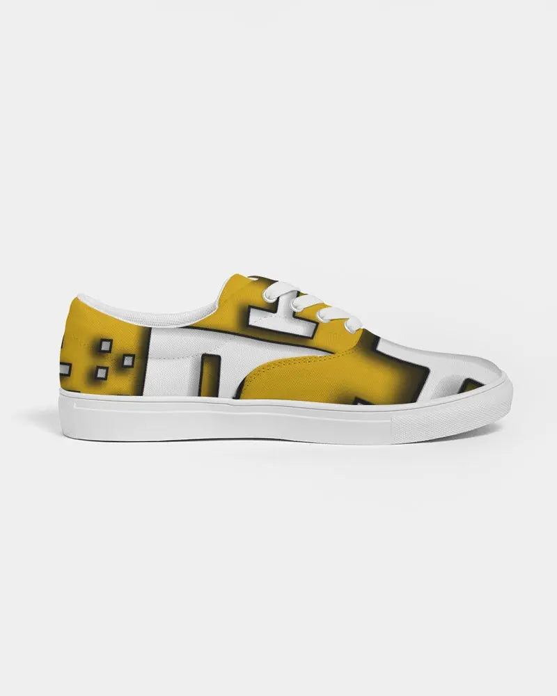 YELLOW ZONE Women's Lace Up Canvas Shoe Kin Custom