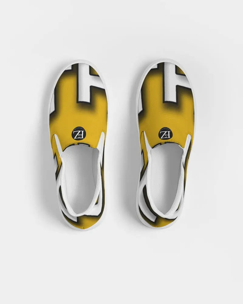 YELLOW ZONE Women's Slip-On Canvas Shoe Kin Custom