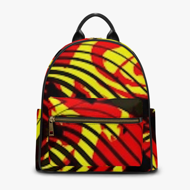 FZ African Printed PU Backpack - FZwear