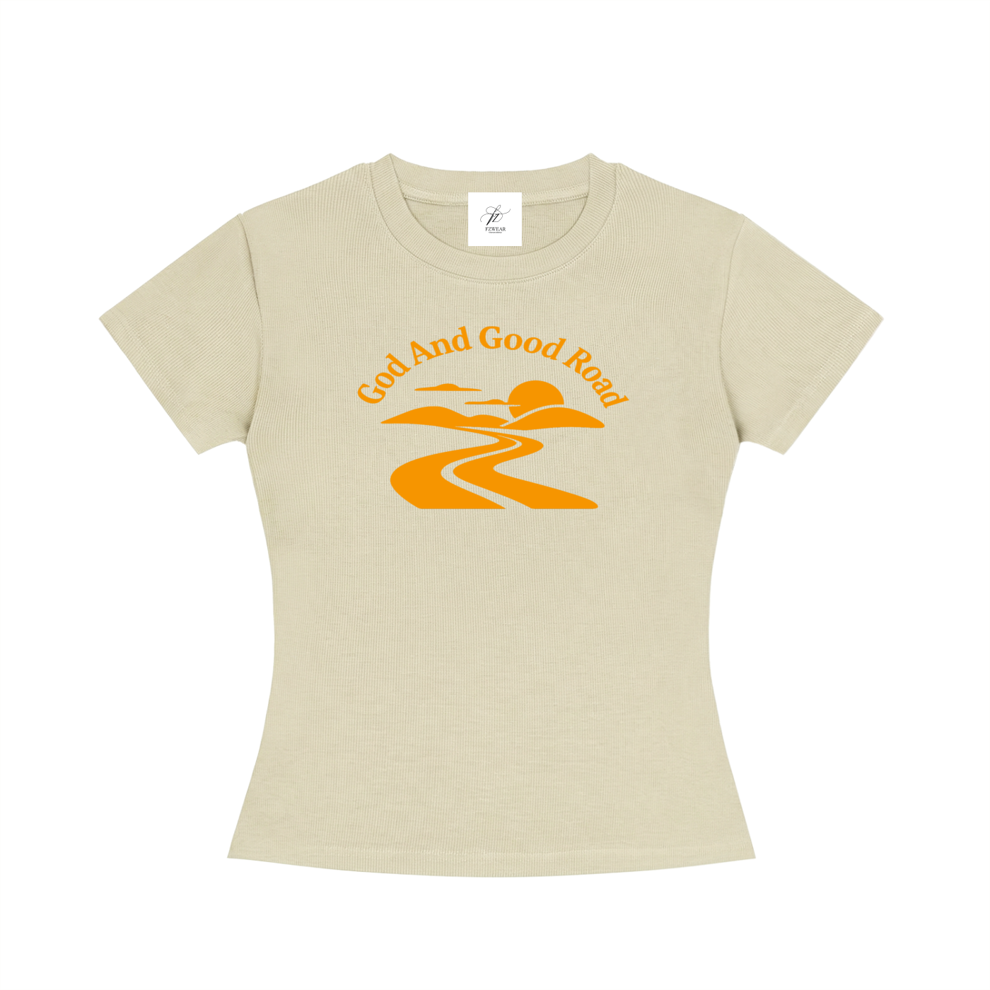 FZ Women's Slim Fit Good Road Crewneck Tee