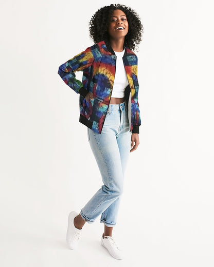 FZ AFRICAN ABSTRACT PRINT Women's Bomber Jacket - FZwear