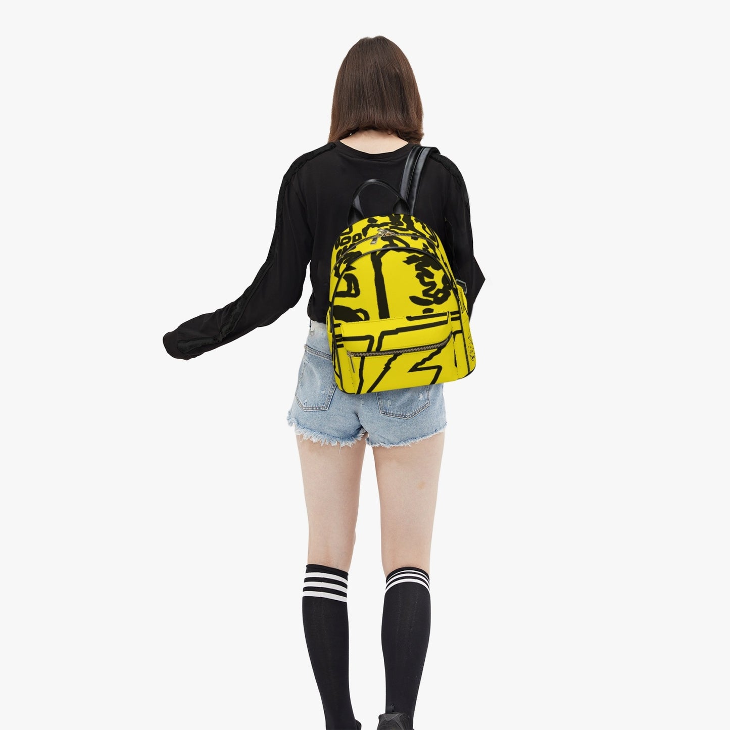 FZ Printed PU Backpack - FZwear