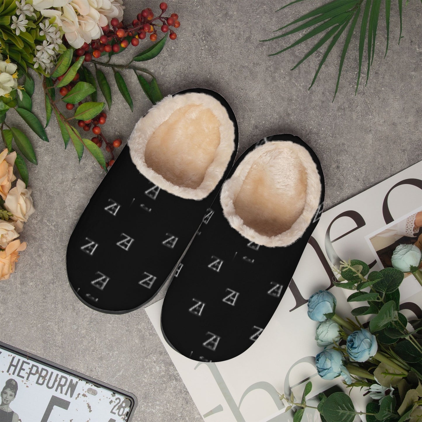 FZ Unisex Fluffy Bedroom Slippers