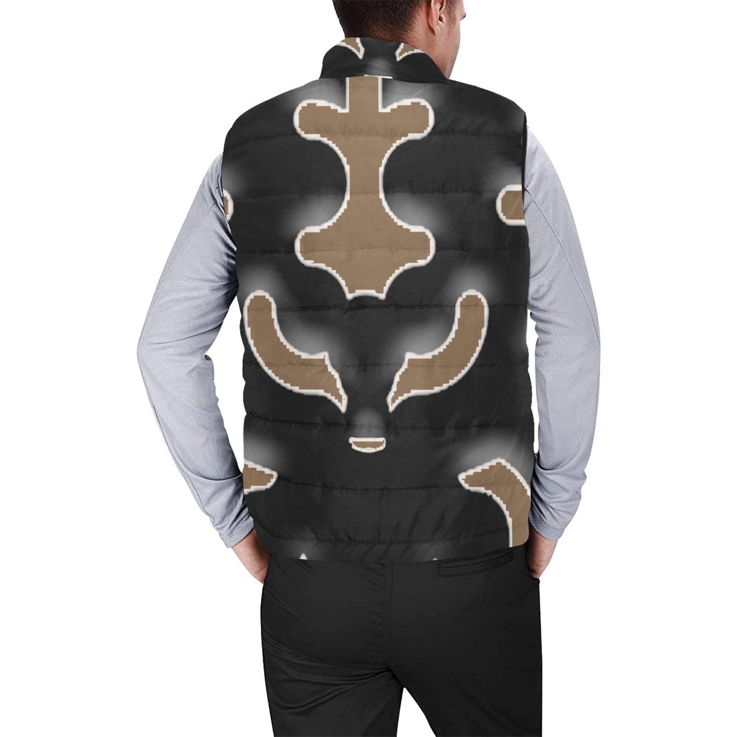 FZ - Men's Puff jacket abstract