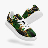 FZ Unisex African Print Leather Oversized Sneakers - FZwear