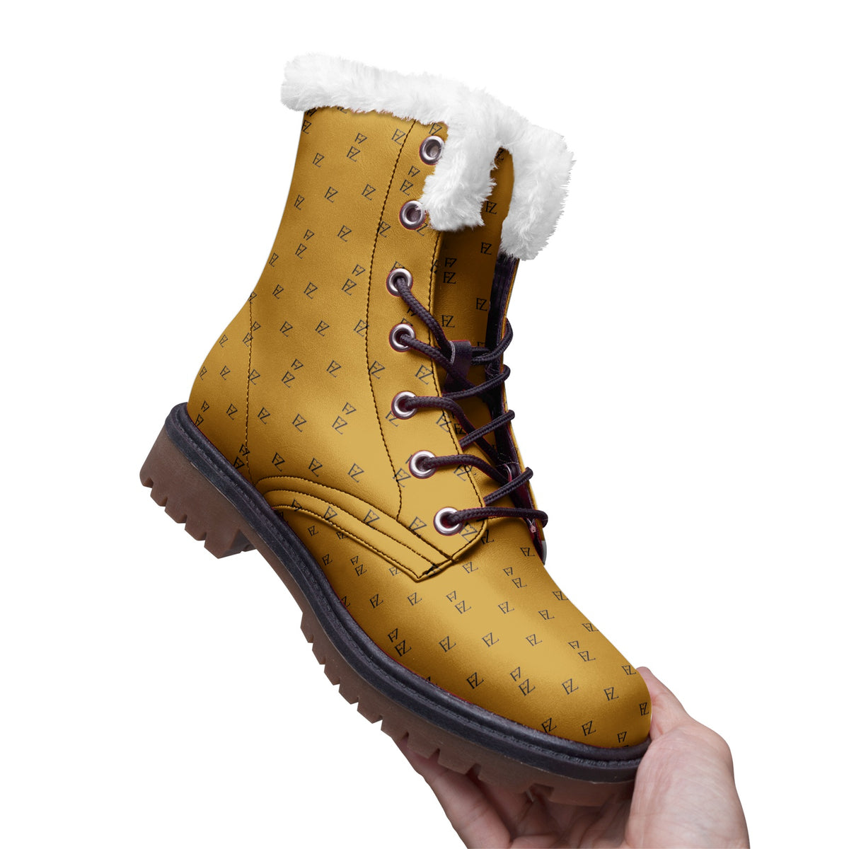 FZ Unisex Lace Up Winter Fashion Comfort Chukka Boots