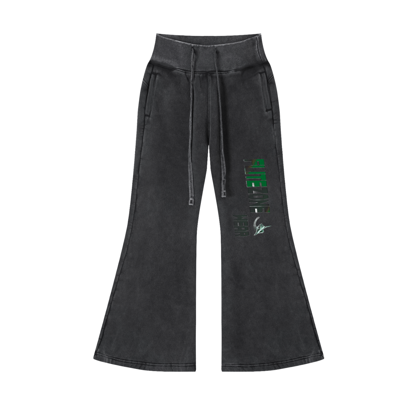 FZ Women's Vintage Washed Flared Fleece Pants