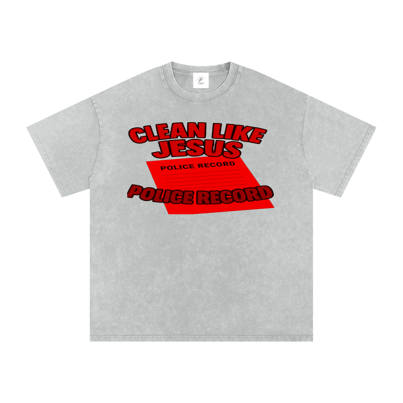 FZ Unisex Acid Wash Oversize Tee