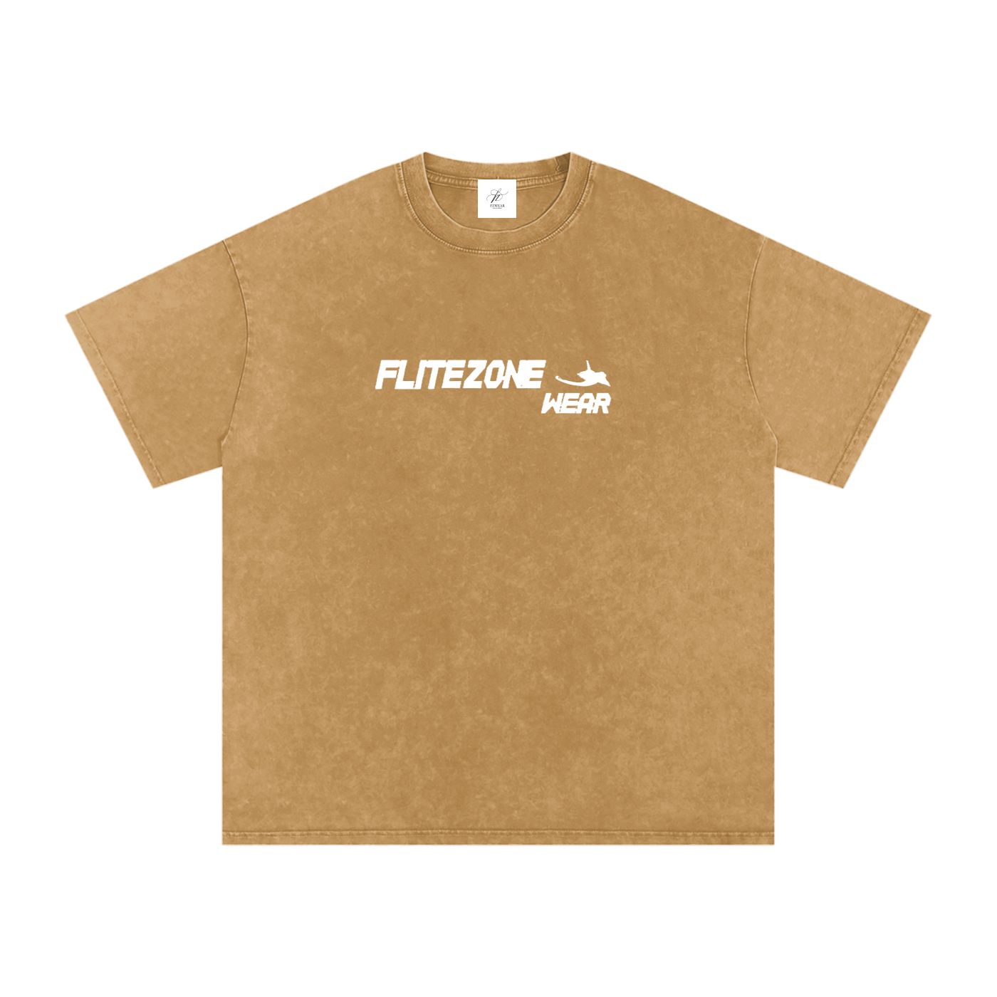 FZ Unisex Snow Washed Oversized Cotton Tee