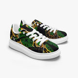 FZ Unisex African Print Leather Oversized Sneakers - FZwear