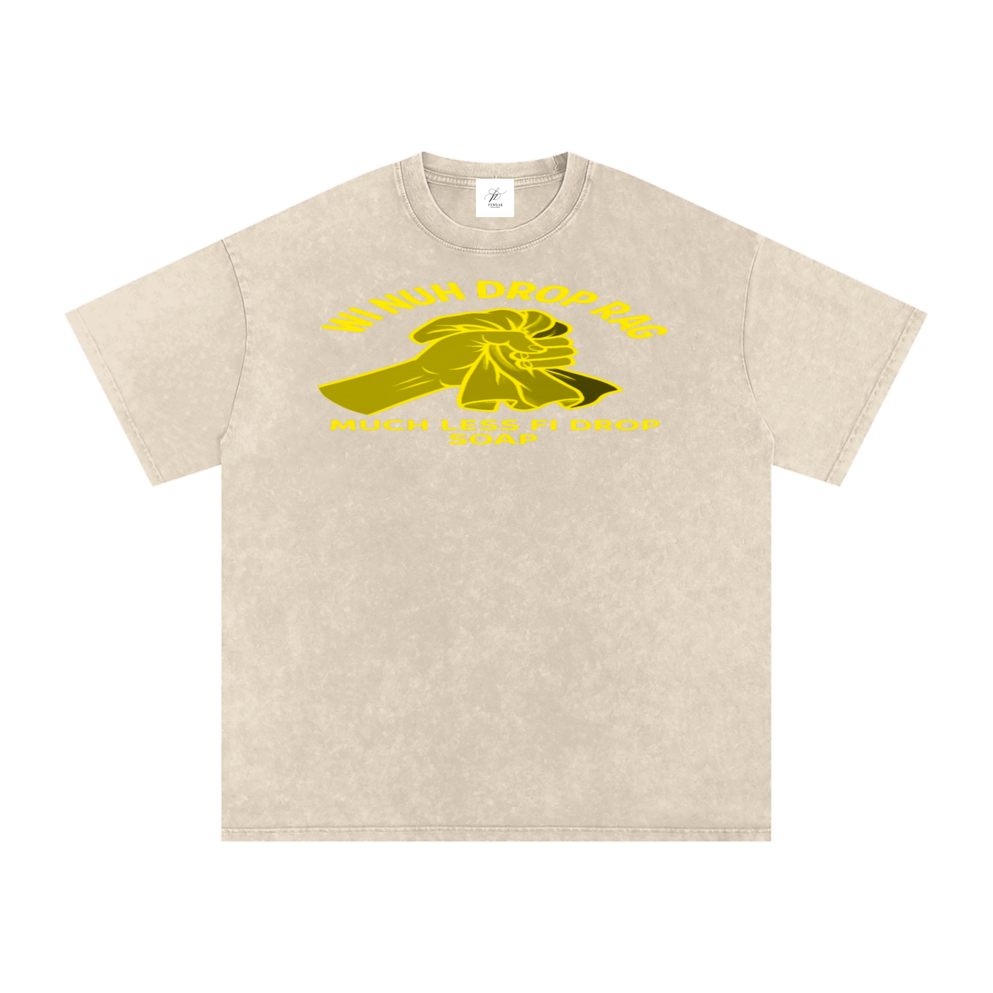 FZ Unisex Acid Wash Rag Oversize Tee