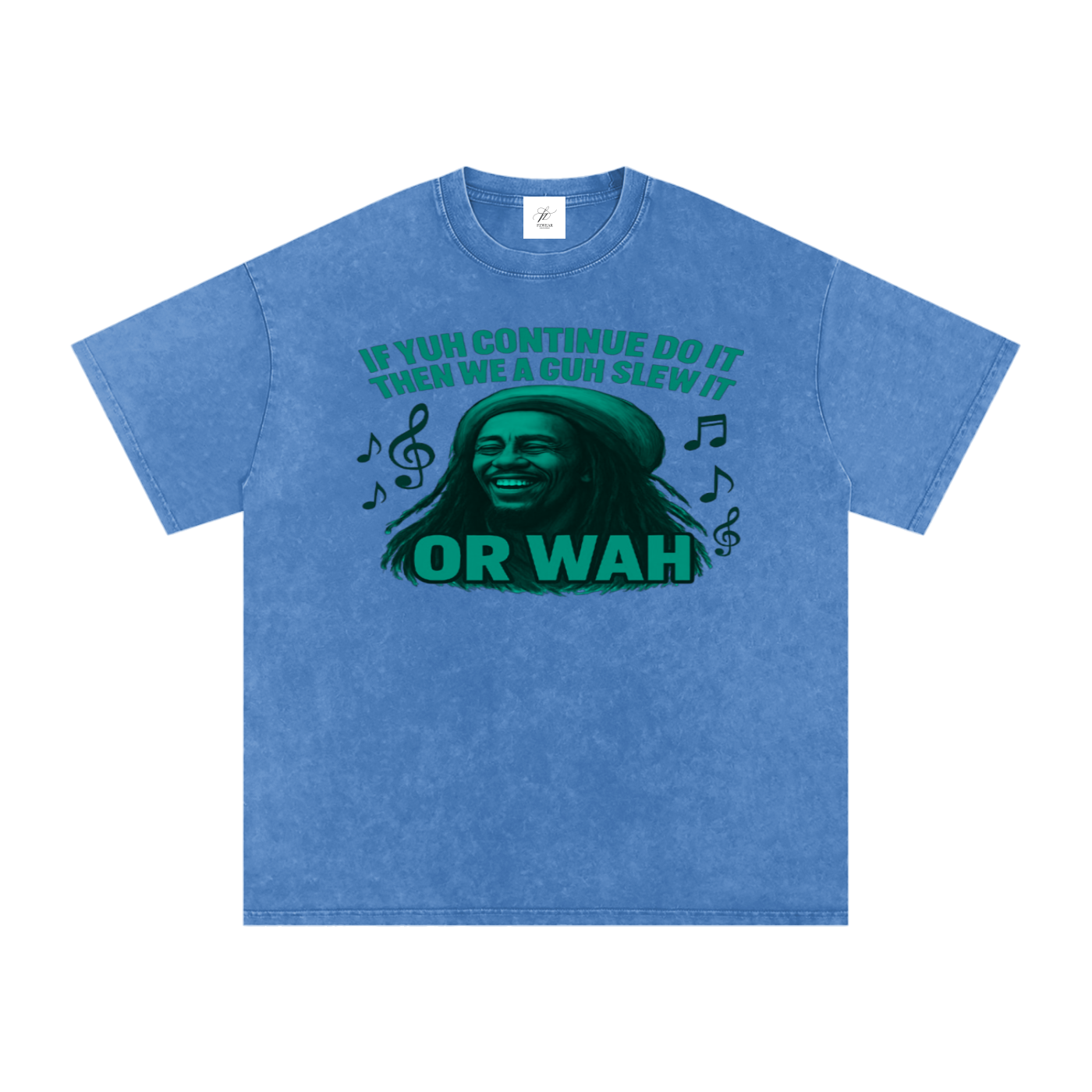 FZ Unisex Acid Wash Oversize Tee