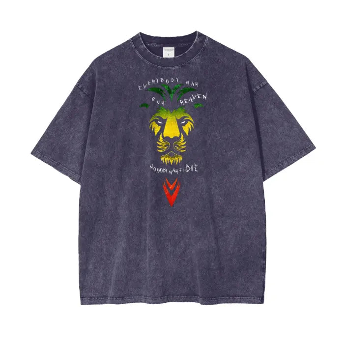FZ Unisex Acid Wash Oversize Tee