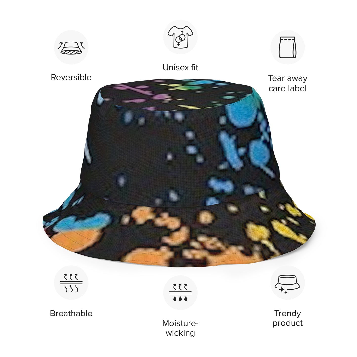 FZ Unisex Reversible bucket hat - FZwear