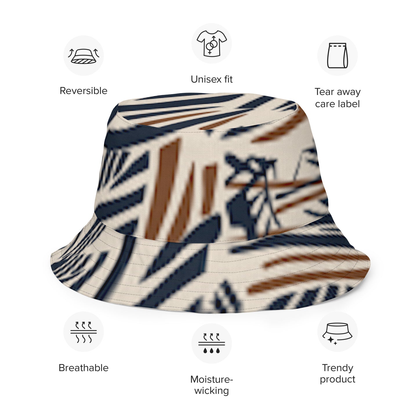 FZ Unisex Reversible bucket hat - FZwear