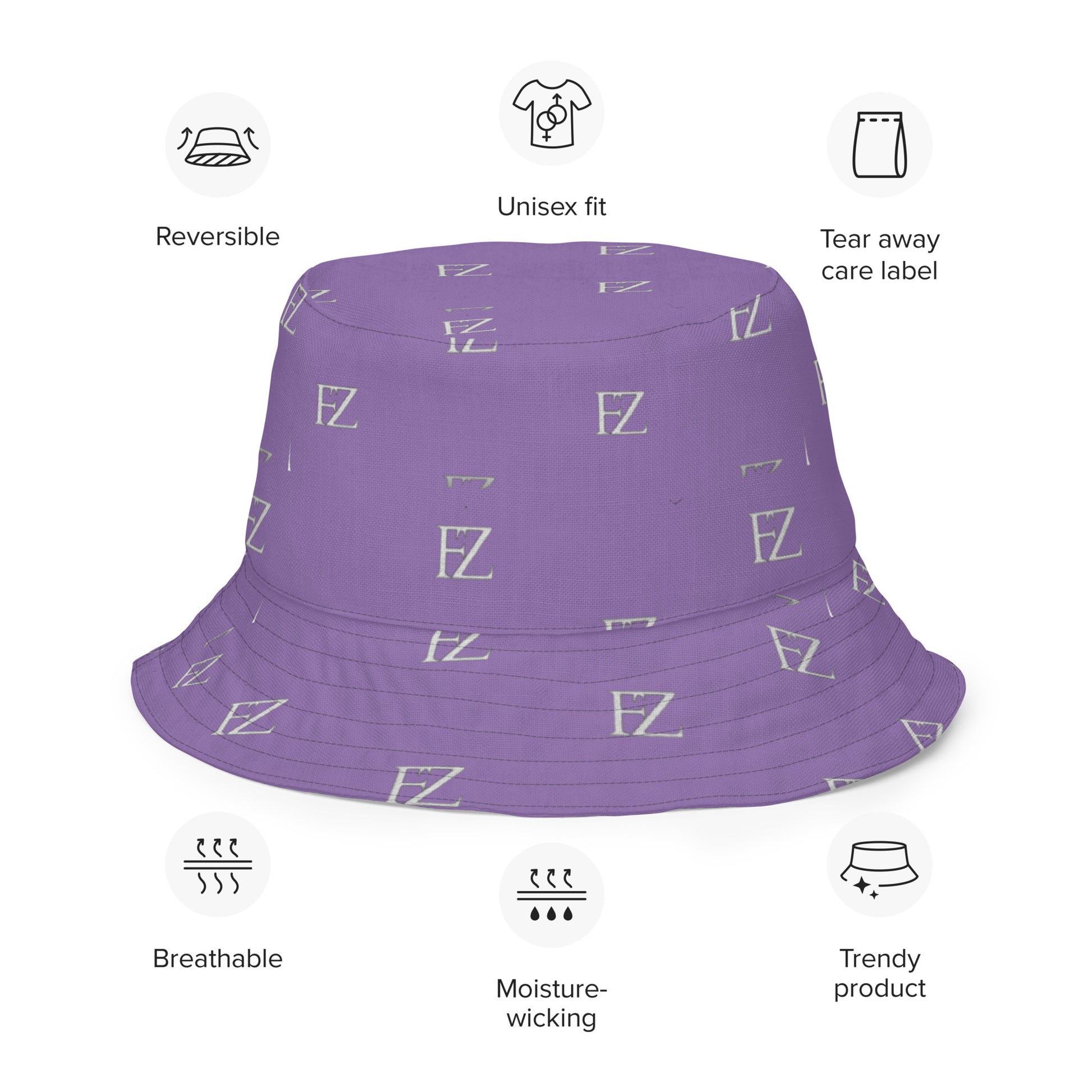 FZ Unisex Reversible bucket hat - FZwear