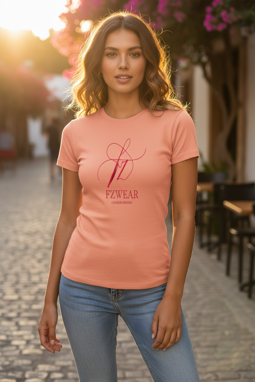 Apricot Slim Fit Tee