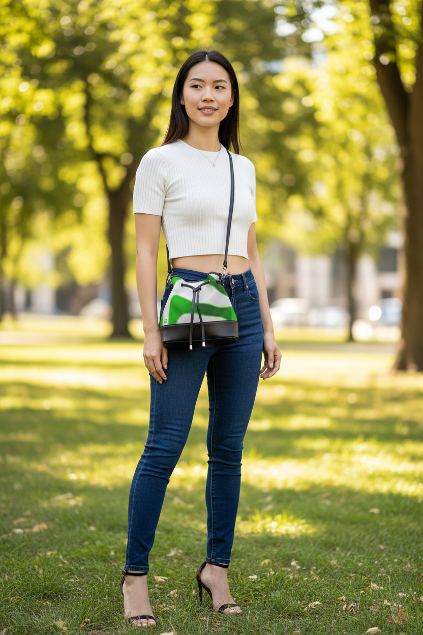 Asian model - Crossbody - Urban Park