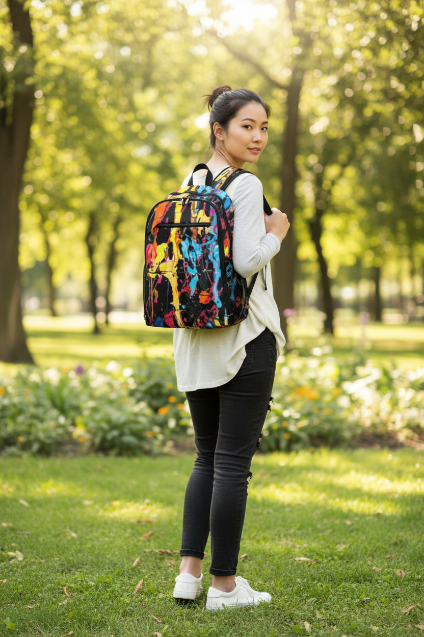 Asian model - Outdoor Park