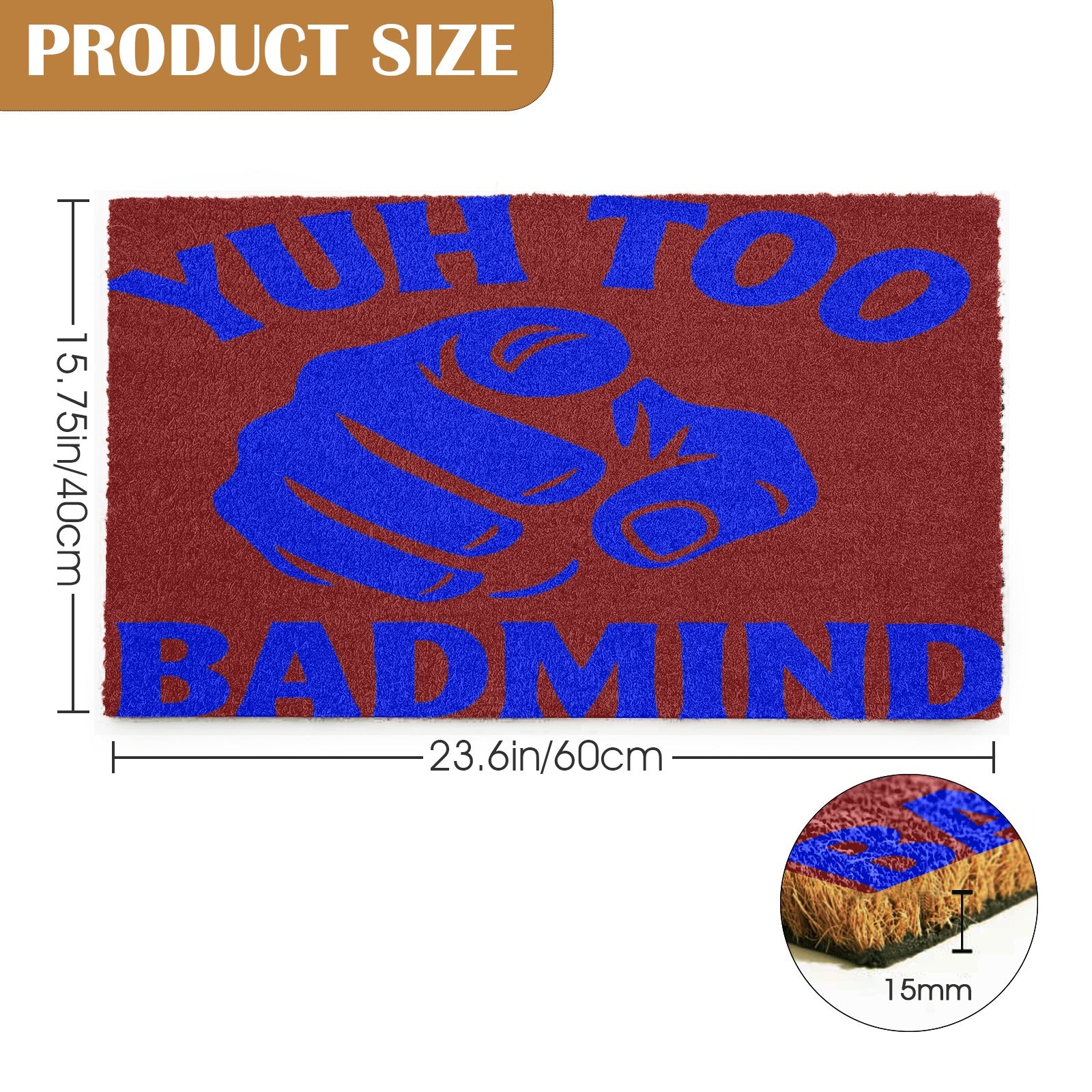 FZ BADMIND 2 DOOR MAT