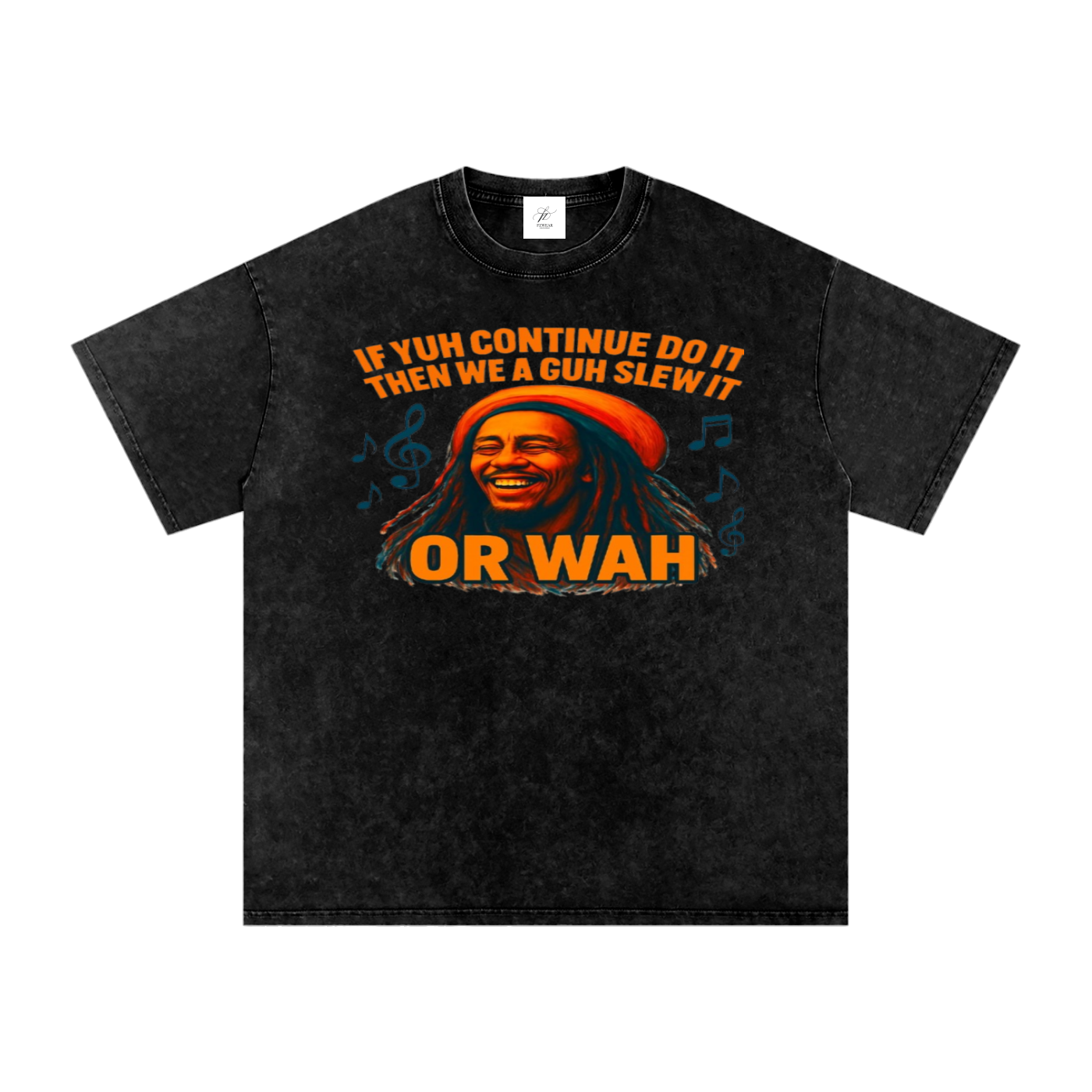 FZ Unisex Acid Wash Oversize Tee