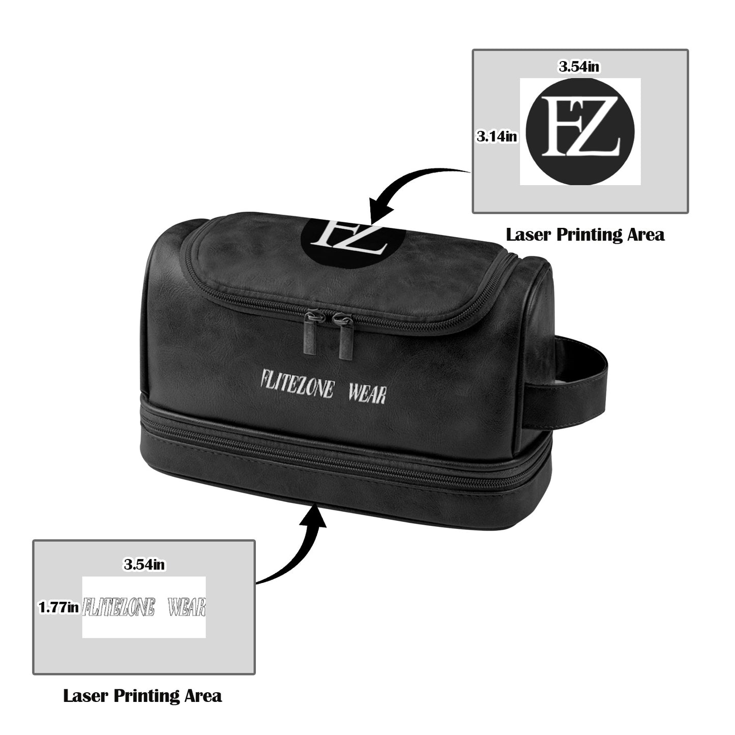 FZ Bistre PU Toiletry Bag - FZwear