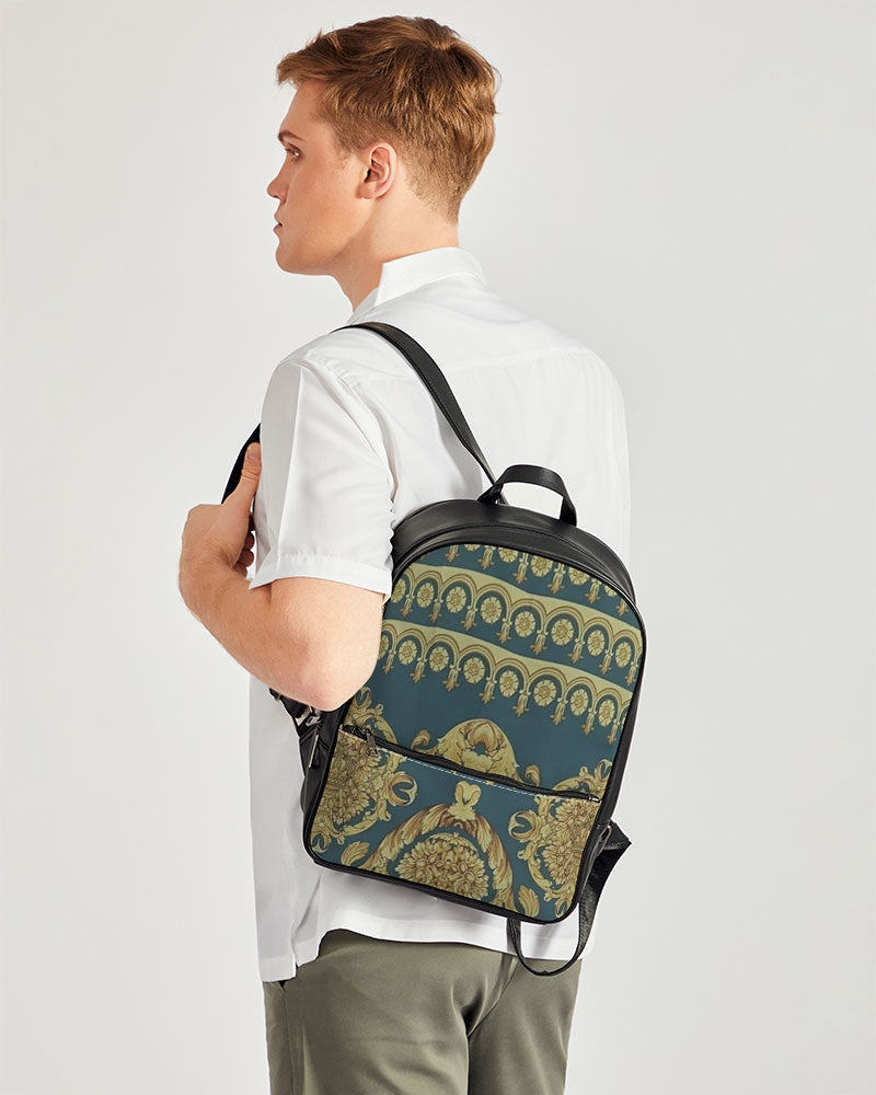 FZ AFRICAN PRINT Classic Faux Leather Backpack - FZwear