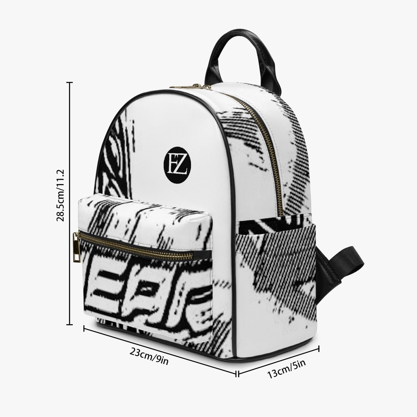 FZ Printed PU Backpack