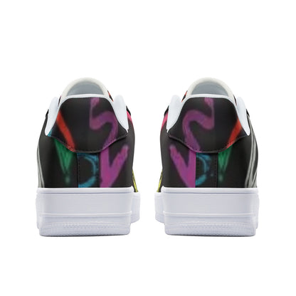 FZ African Print Unisex Low Top Leather Sneakers - FZwear