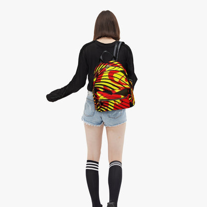 FZ African Printed PU Backpack - FZwear