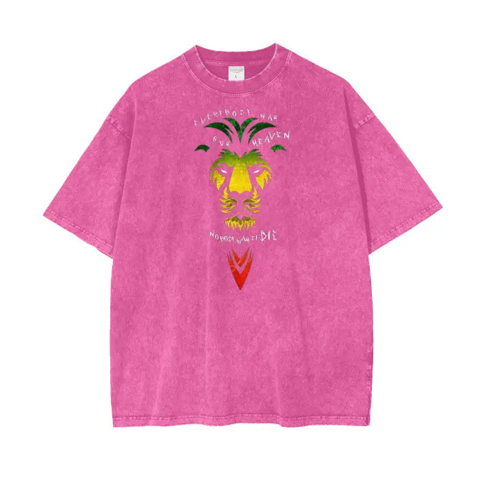 FZ Unisex Acid Wash Oversize Tee