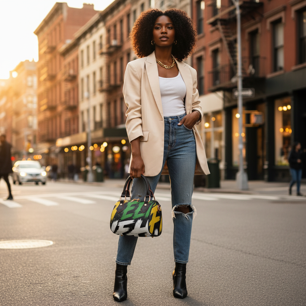 Black bag - street style