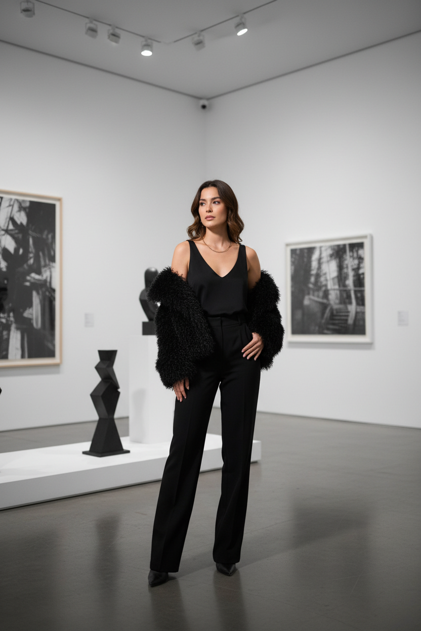 Black Coat - Art Gallery