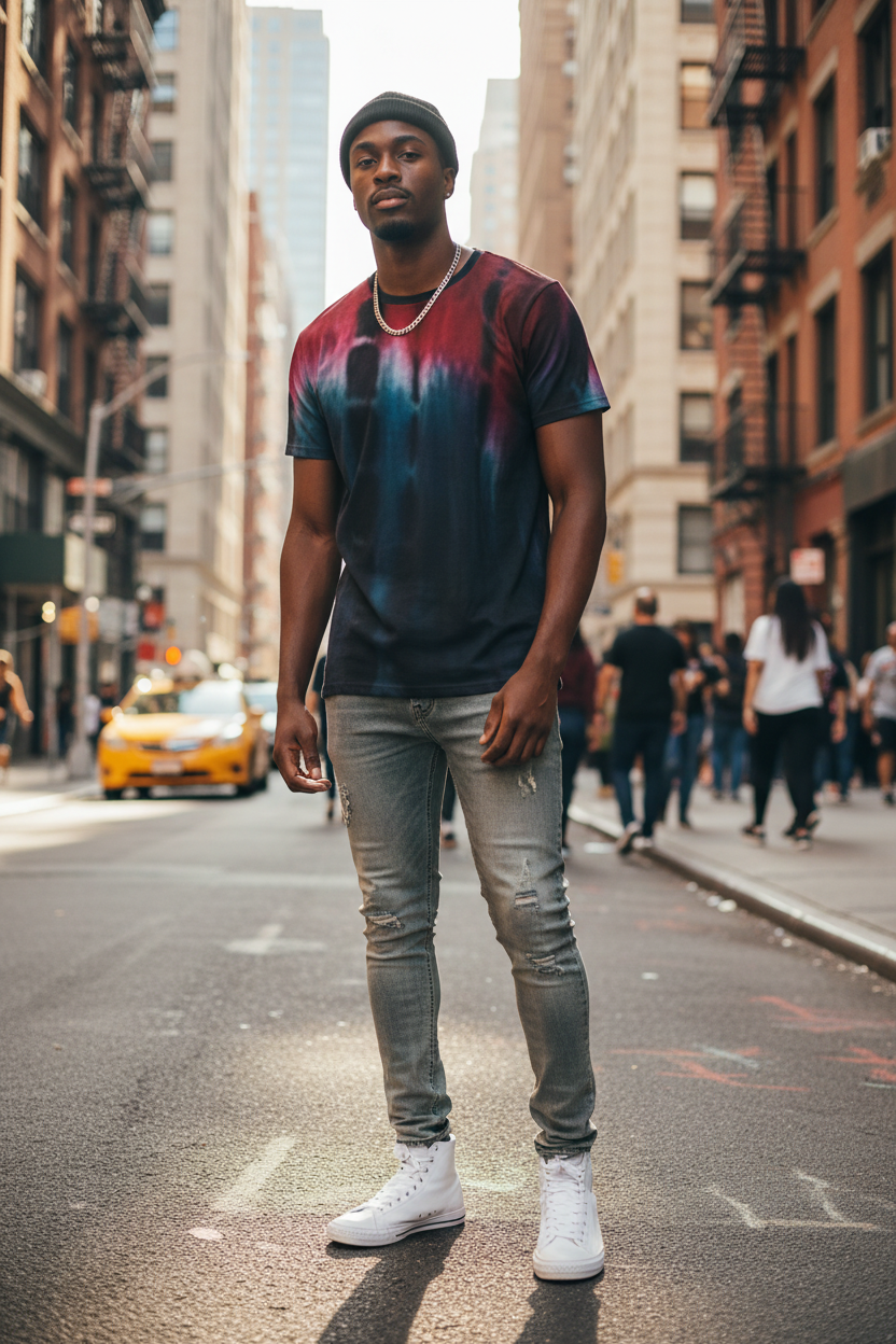 Black male model lifestyle