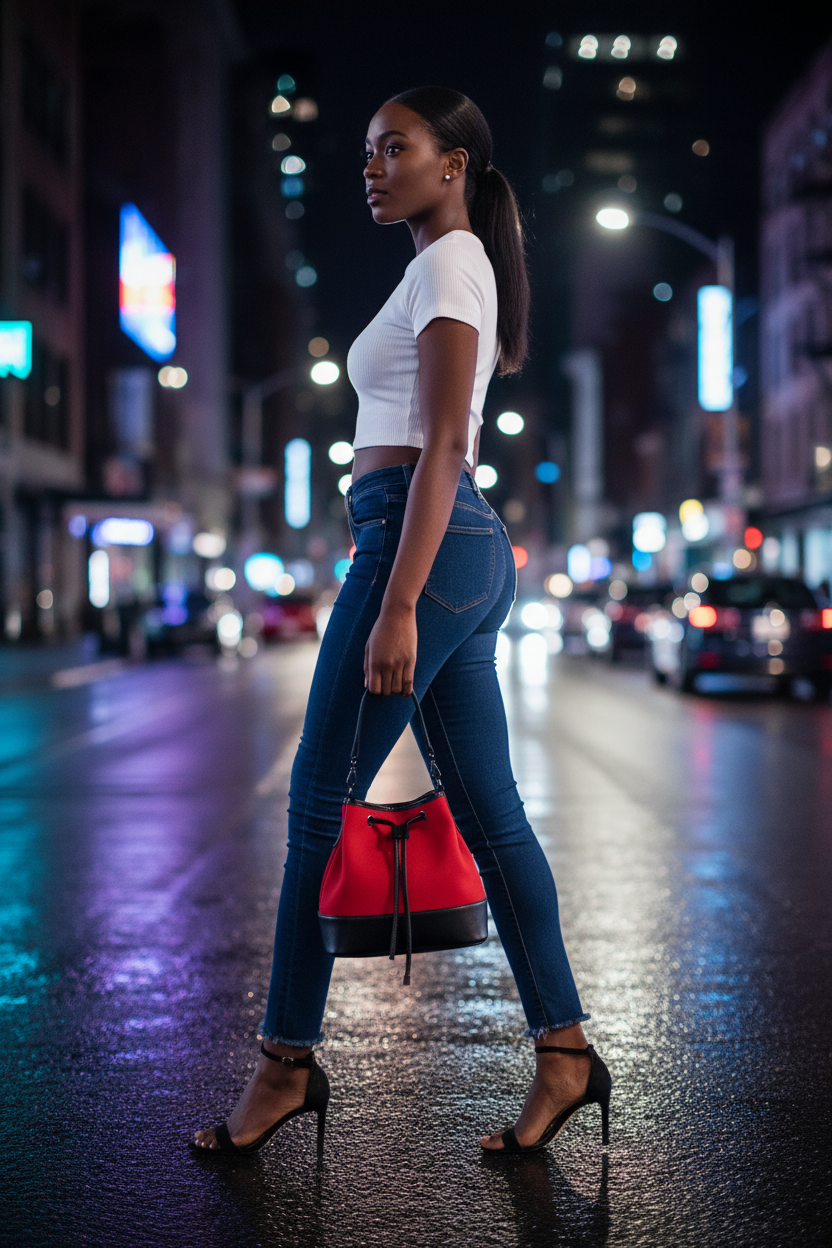 Black model - Handheld - Night Street
