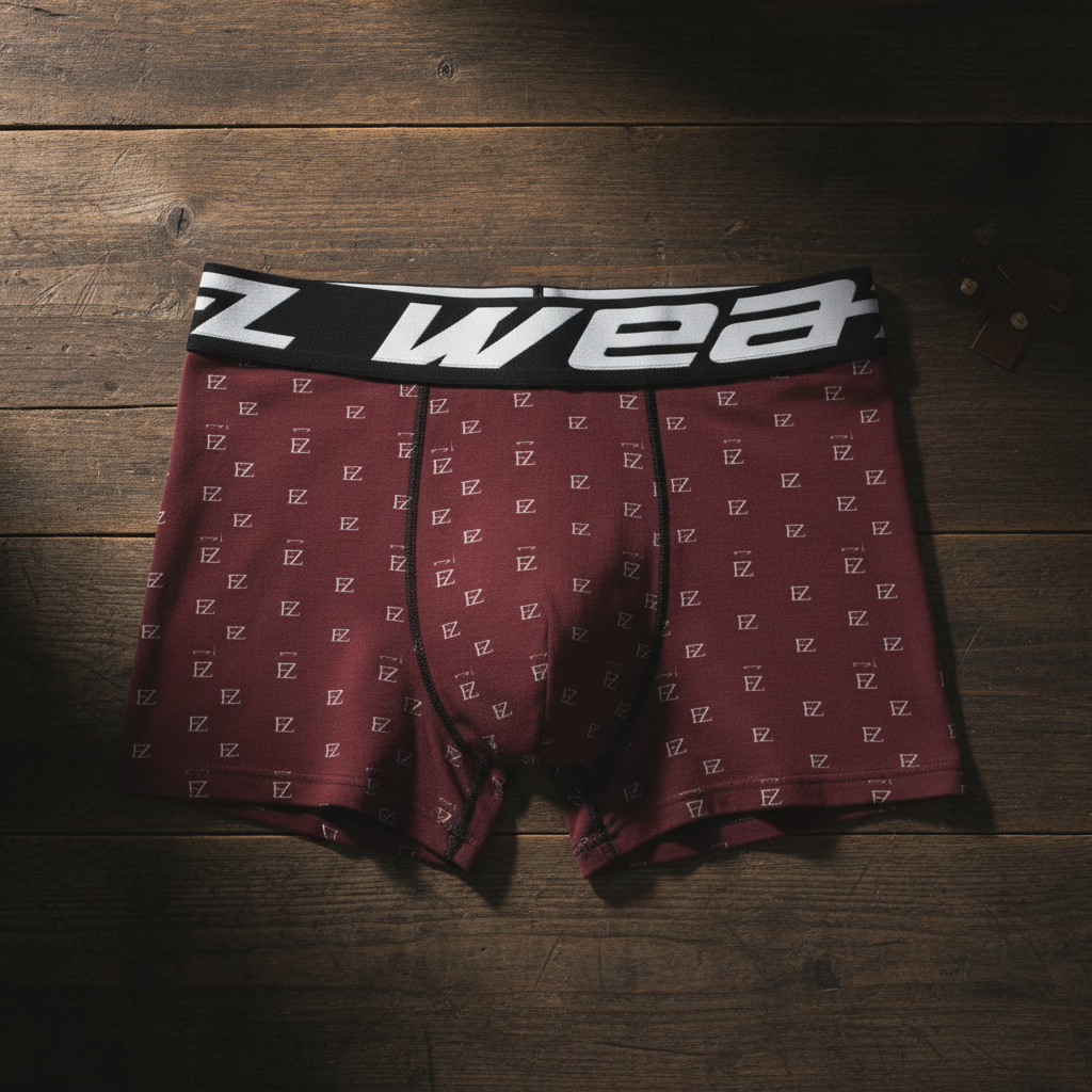 Burgundy FZwear - dark wood