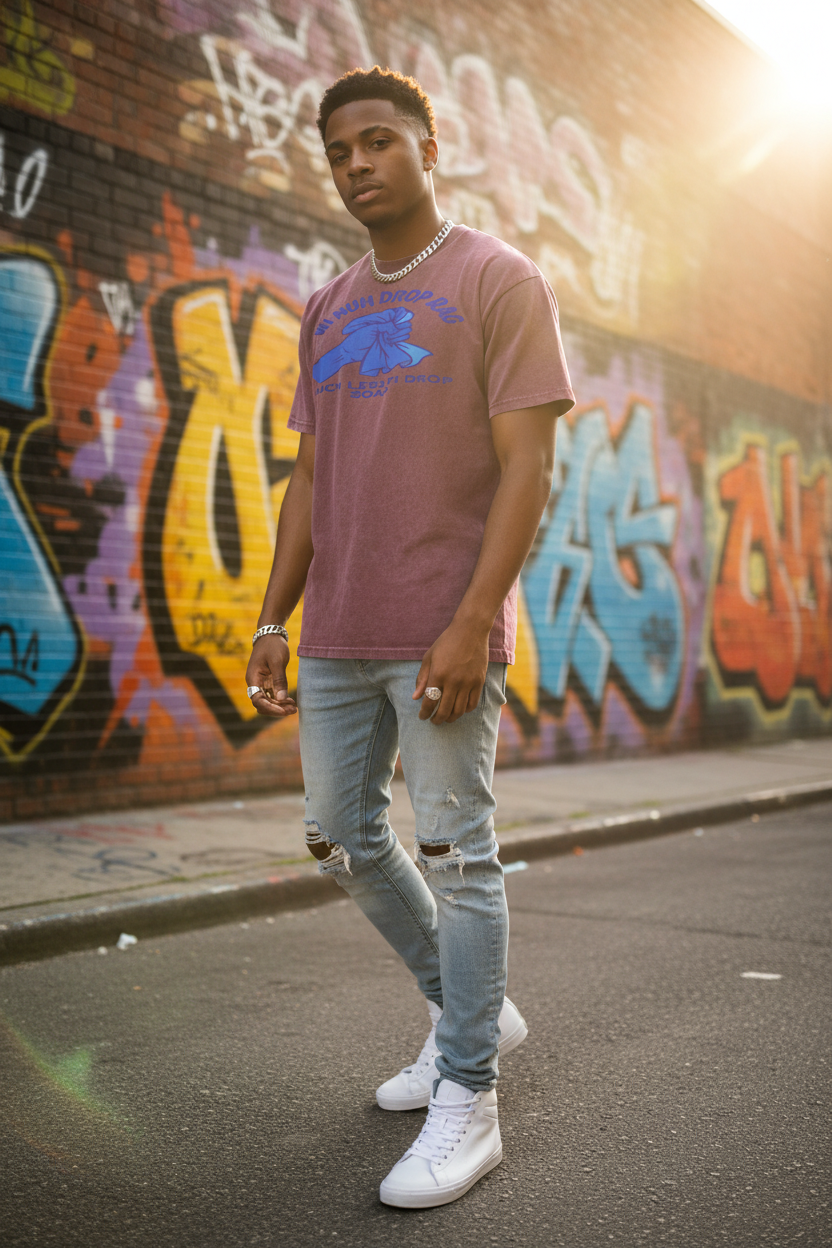 Burgundy Lifestyle Tee