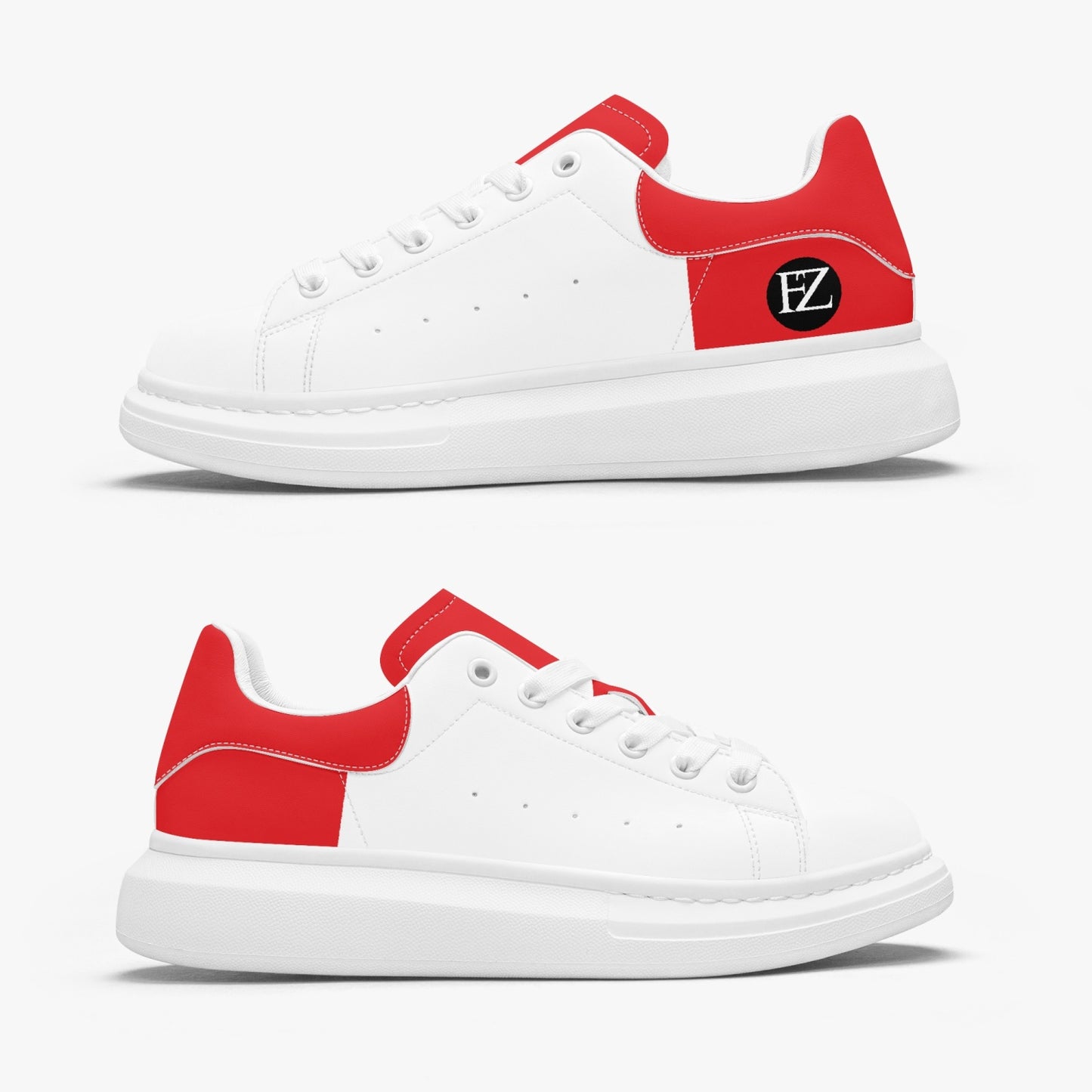 FZ Unisex Leather Oversized Sneakers