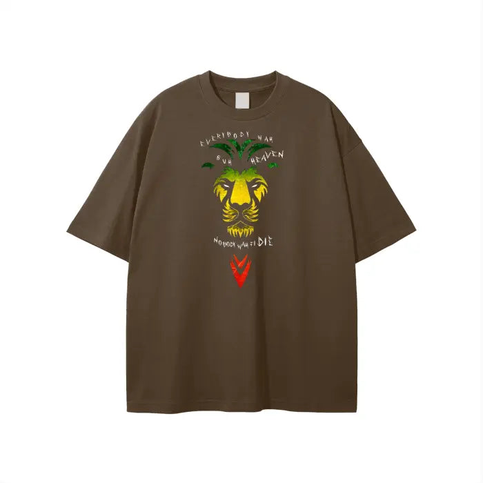 FZ Unisex Solid Color Loose Fit FOG Tee