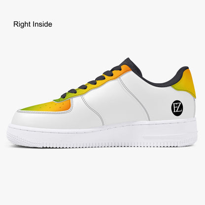 FZ Unisex Low-Top Leather Sports Sneakers