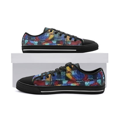 FZ African Print Unisex Low Top Canvas Shoes