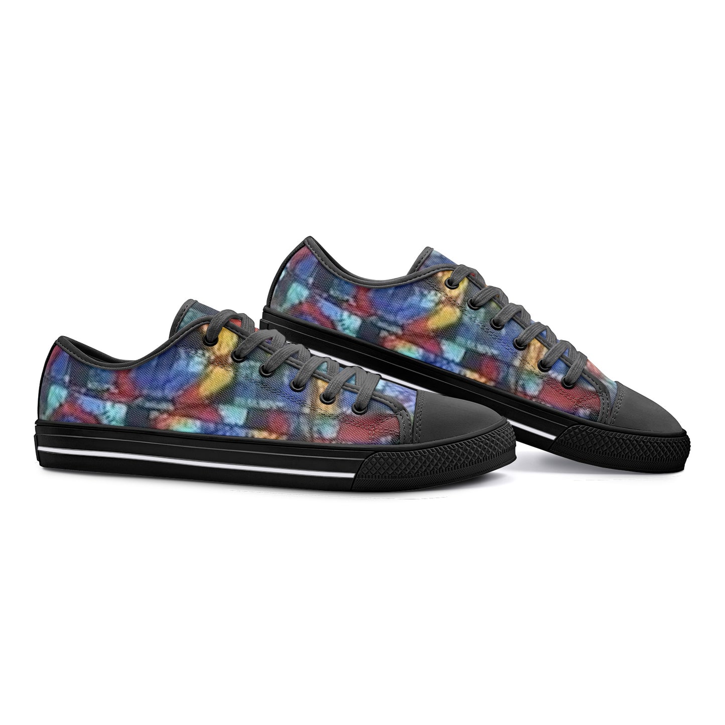 FZ African Print Unisex Low Top Canvas Shoes