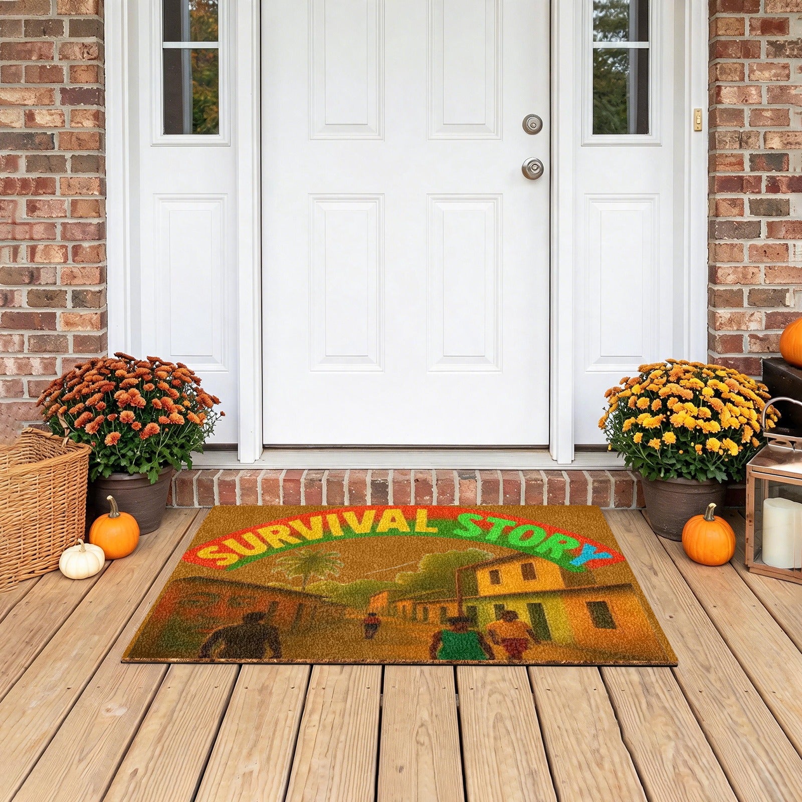 FZ Story Natural Coir Doormat