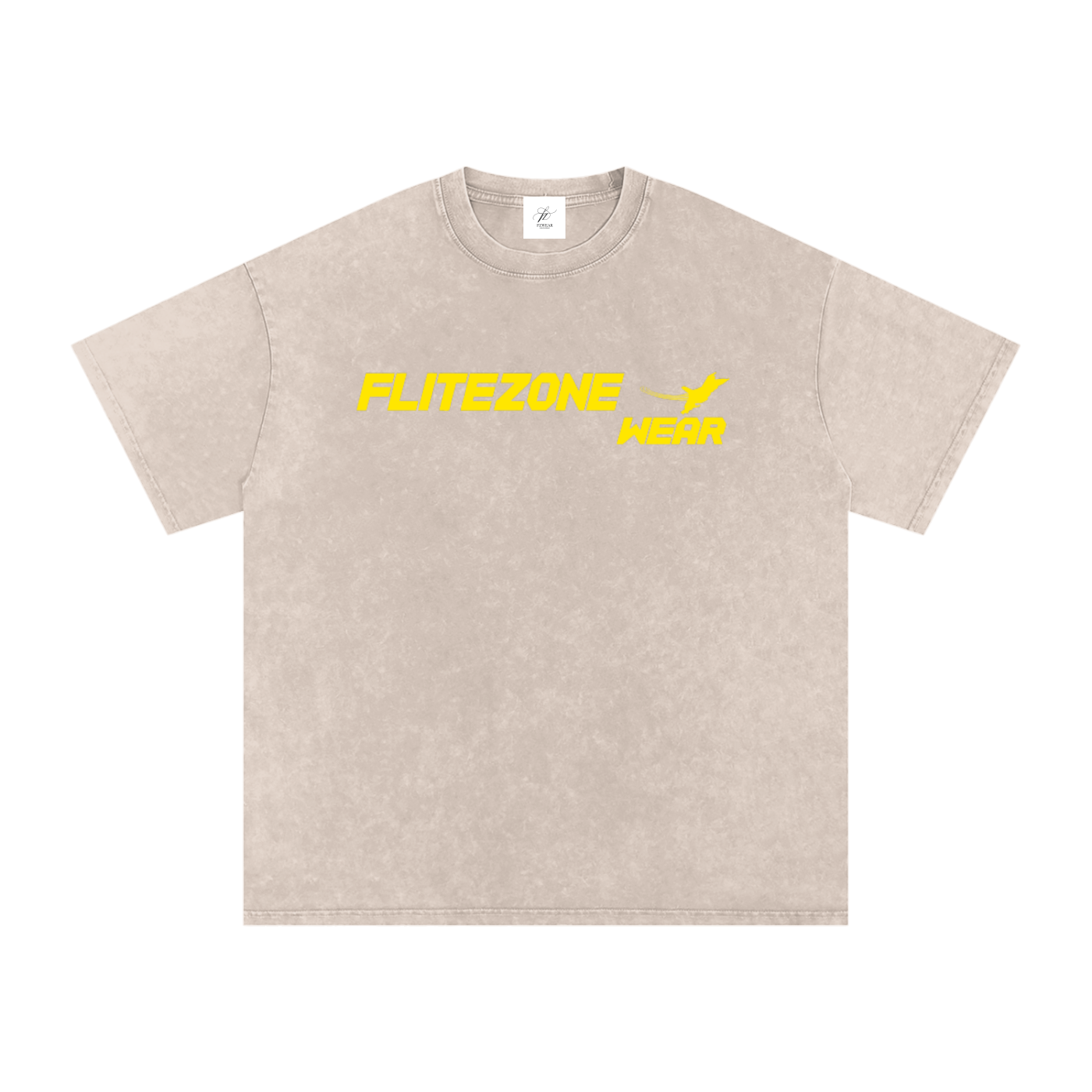 FZ Unisex Snow Washed Oversized Cotton Tee