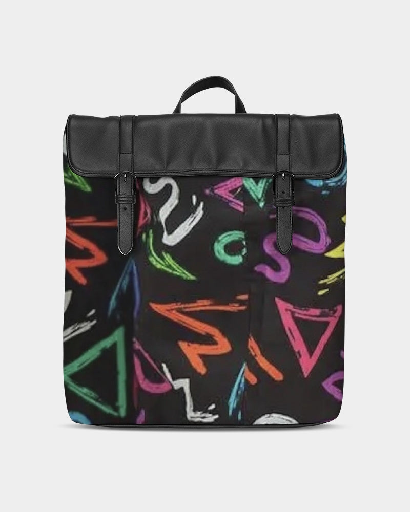 FZ AFRICAN ALPHA PRINT Casual Flap Backpack - FZwear