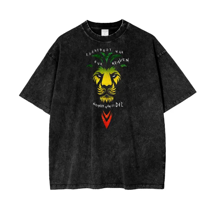 FZ Unisex Acid Wash Oversize Tee
