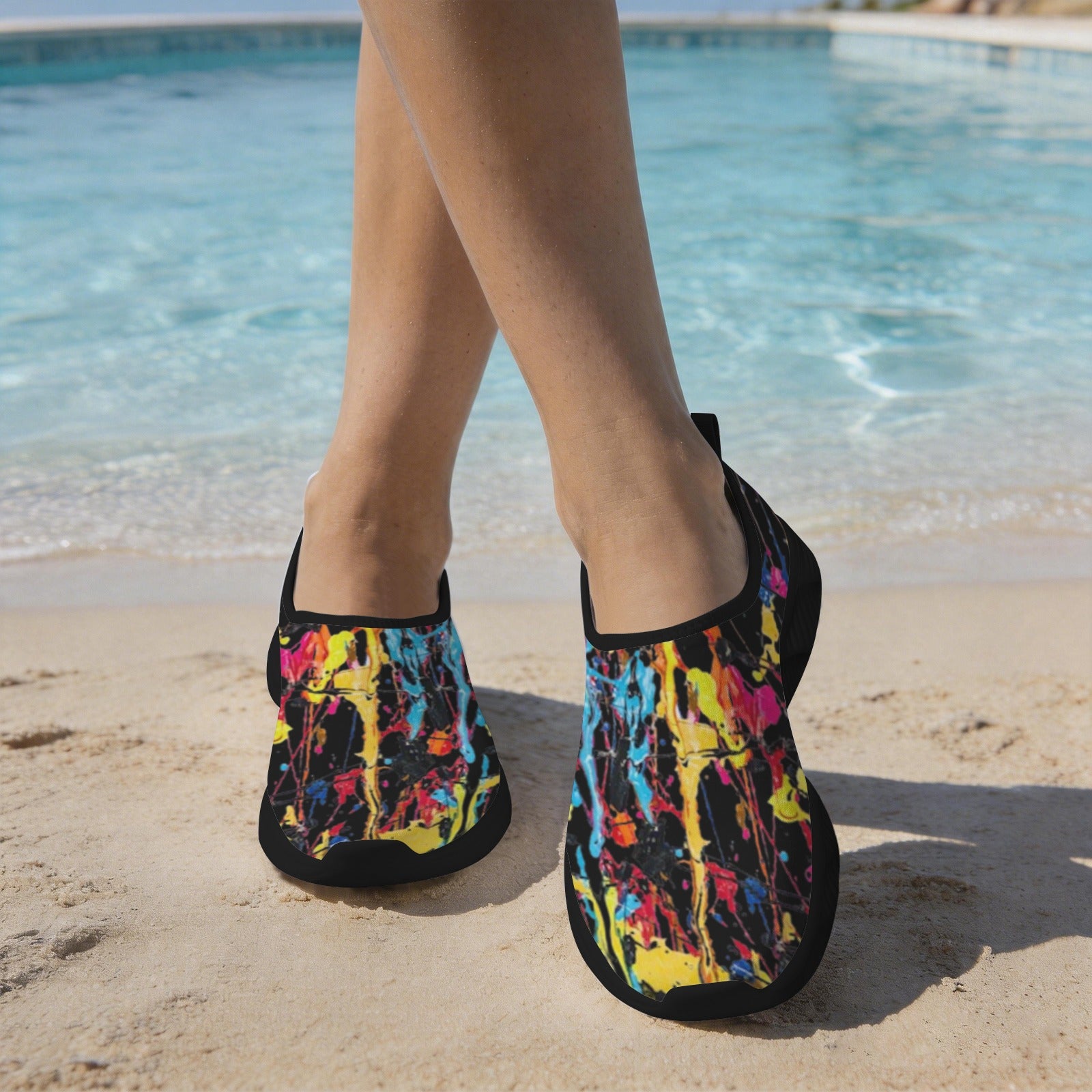 FZ Women's Painted Slip-On Shoes